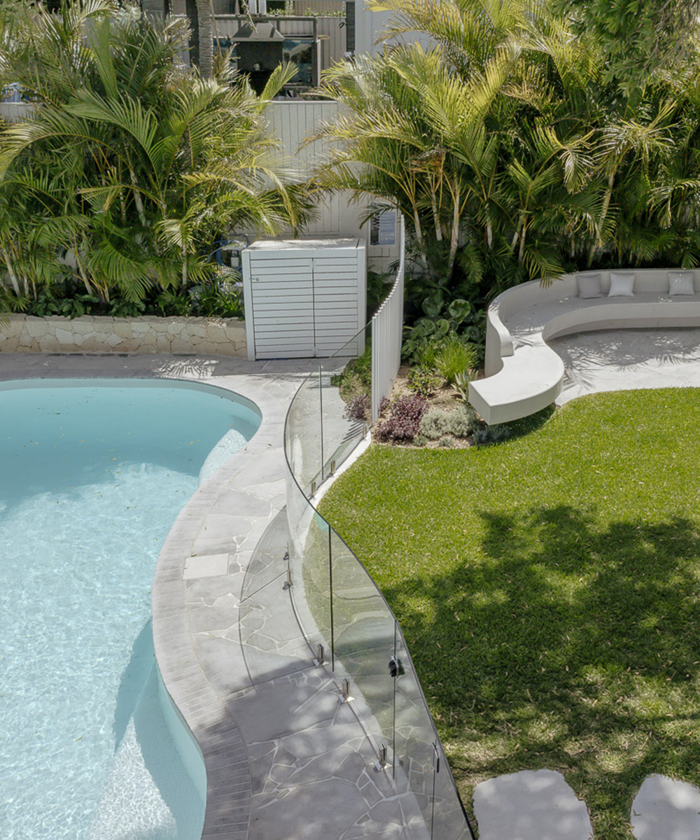 Frameless glass balustrade at a Collaroy Plateau residence