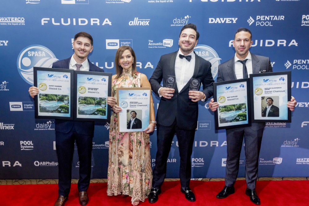 The Glazed Co. team with their 2026 SPASA NSW Awards of Excellence.