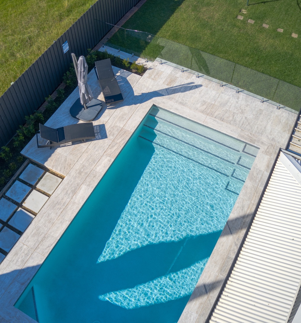 Glass fencing at the Cecil Hills Residence