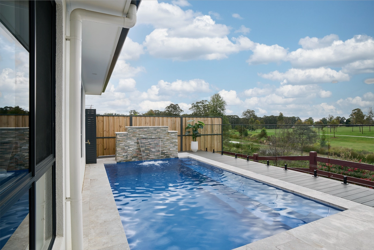 Glass fencing at the North Richmond Residence