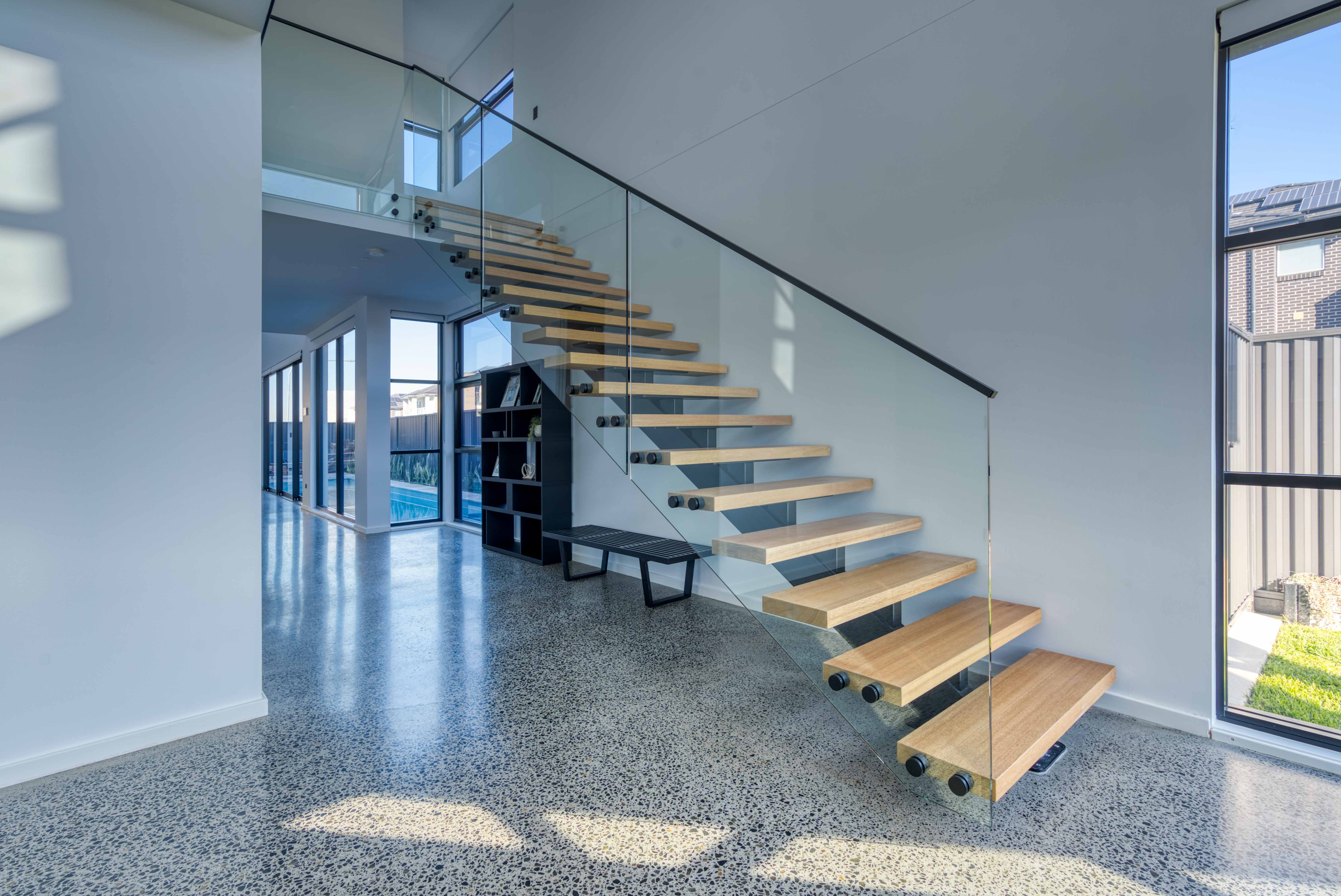 Glass fencing at the Edmondson Park Residence